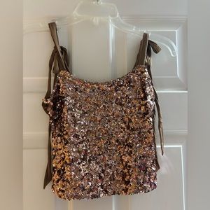Super cute sparkly FREE PEOPLE top